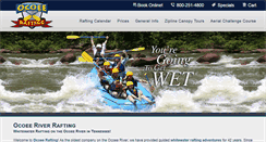 Desktop Screenshot of ocoeerafting.com